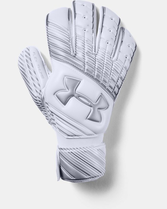 Men's UA Magnetico Premier Keeper Gloves, White, pdpMainDesktop image number 0